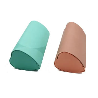 European American Retro Business Ink Glasses Case Custom-made Logo Portable PU Velvet High-End Storage Factory Direct