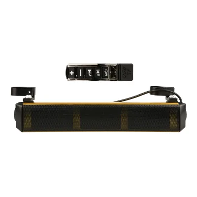 Motorcycle Accessory Stereo motorcycle integrated Bluetooth speaker with wire control Mp3 Player