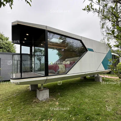 High Quality Factory Outlet Multifunctional apple Cabin with Platform Fabricated Container House for Garden Camping