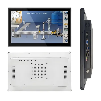 Industrial Panel PC Touch Screen Display Front Ip65 Waterproof All-in-One Industrial Computer for Self-service Kiosk