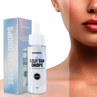Tanning Drops Private Label Custom Organic Skin Moisturizing Sunless Self Tanning Serum Indoor Tan Oil