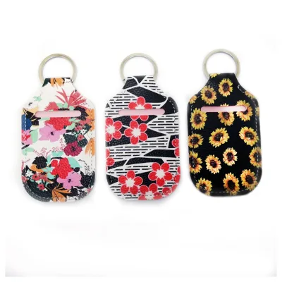 Keychain Neoprene Chapstick Holders Cases Custom Metal Women Empty Fashion Bow Tie Bag Designer Lipstick Holder Keychain