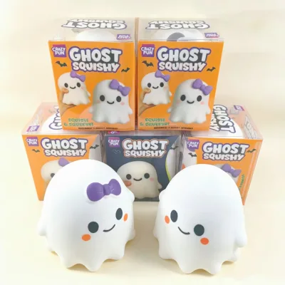 16cm Halloween Bat Halloween Decorative Figurine Stress Relief Toy Slow Rebound Squishy Ball Toy