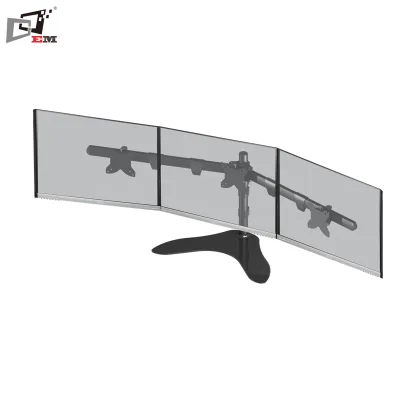 Swivel 150 Degree Adjustable Studio Triple Monitor Stand for 30 Inch