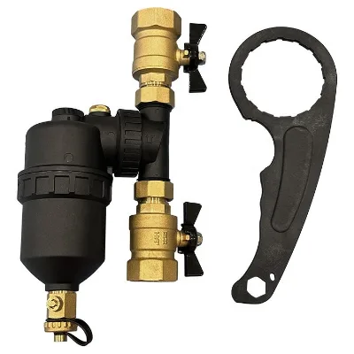 BODE OEM Custom High Rated Boiler Dirt 3/4" Magnetic Filter Brass 1" Magnetic Filter for Central Heating