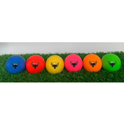 Colorful LED Park Golf Balls With Gold Powder Logo Customized
