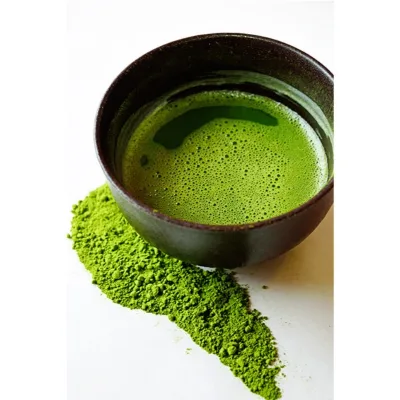 Organic Instant Matcha Green Tea Powder Fresh Dried Processed Japan Te Machine Match for Slimming Box Bag Sachet Cup Packaging