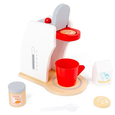Best-selling Multi-functional Creative Coffee Maker Manufacturer Direct Sale Wood Classic Toys for Kids Toddler Boys & Girls