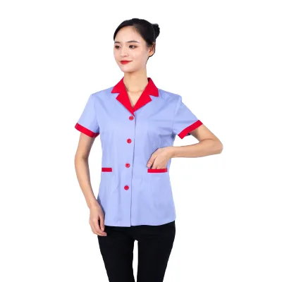 JXKRSZF Customized OEM Logo Hotel Industrial Cleaning Workwear Housekeeping Uniforms