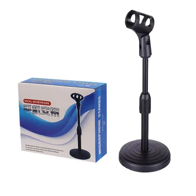 Newly Released Adjustable ABS Material Desktop Microphone Gimbal Bracket Holder Live Broadcast Clamp Stand Mount Model 01 Seller