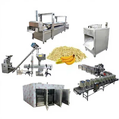 Plantain Flour Processing Line Plantain Flour Small Production Machinery Plantain Flour Processing and Packaging Machine