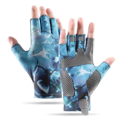 Cheap Fashion Men Women's Fishing Gloves UV Sun Protection Cycling Sailing Kayak Paddling Rowing Fly Fishing Eco-Friendly Quick