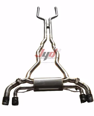JYD Perfect Fits for M5 F90 2017-2023 S63B44 4.4L V8 Stainless Steel Valvetronic Catback Exhaust Mirror Polished 1 Year