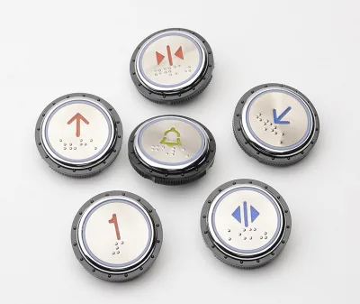 High Quality Elevator Spare Part Round Lift Button for Elevator