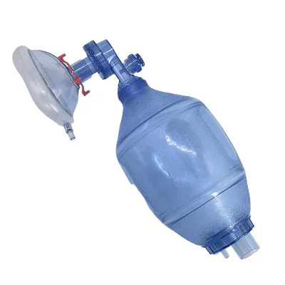 Disposable Medical PVC Ambu Bag Simple Resuscitator with Face Mask for Hospital Resuscitation Care