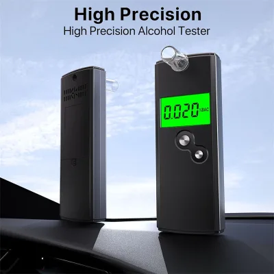 SZEEK EK971 Professional Handheld Semiconductor Breathalyzer Mini Digital Alcohol Tester LCD Display Personal Home Use Self Test