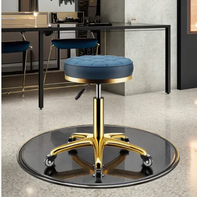 High Quality Modern Rolling Beauty Chair Simple Moving Salon Stool for Hair Salon and Gym Adjustable and Portable