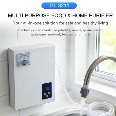 600mg/h Fruit and Vegetable Washer Multi-Purpose for Air,Water, Food Sterilization,Skin Care Professional with Ozone Generator