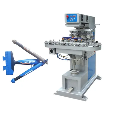Brush Handle Four Color Pad Printing Machine Tempo Printing Machine Pad Printer Machine