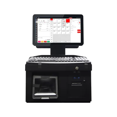 OEM K14 14-Inch Capacitive Touch Screen I3 POS Terminal Wi-Fi 6 VGA Interface Multilingual Support for Supermarket