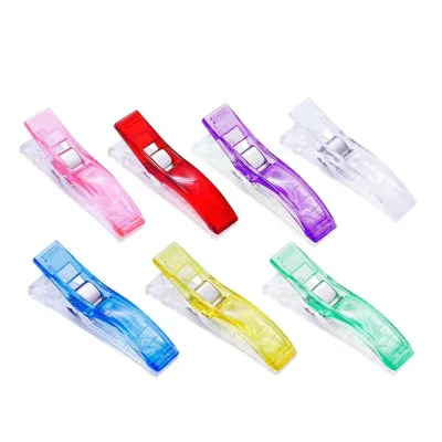 56mm Custom Multicolor Jumbo Wonder Clips for Quilting Large Sewing Fabric Binding Craft Clips for Needlework Handmade Stitch