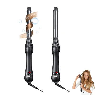 Commercial Electric PTC Automatic Hair Curler 1 Inch Rotating Curling Iron LCD Display Left Right Direction Control Home Use