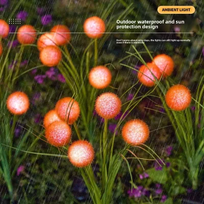 LED Solar IP65 Flower 70cm Light Sensor Outdoor Garden Balcony Holiday Party Christmas Decoration Landscape Atmosphere Lighting