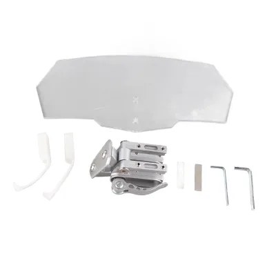 Motorcycle Windshield Clear Transparent Color Smooth Edges Wind Deflector Universal for Motorbike