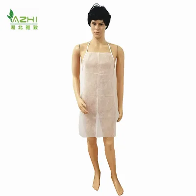 Factory Supplier Personal protection Disposable Non Woven Work Waterproof CPE Apron