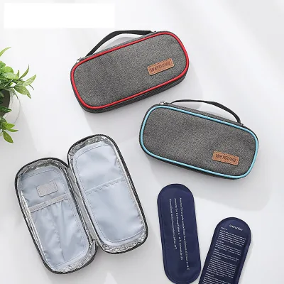 OEM Private Label Thermal Insulin Pen Storage Case Custom Logo Lightweight Medical Travel Drug Protective Cooler Carry Bag