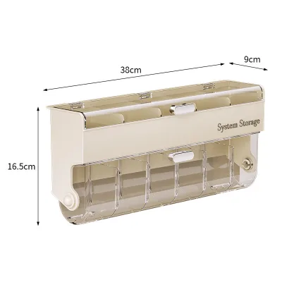 Wall Mount Underwear Storage Organizer, Multi Grid Drawer Box for Socks Lingerie