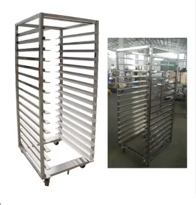 Stainless Steel Trolley Heavy Duty Bakery Bread Carry Cart