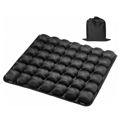 Inflatable Travel Seat Cushion with Press-to-Inflate Design for Sciatica Relief, Portable for Long Flights Office Car