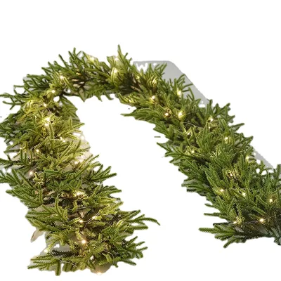Professional Factory Christmas Ornament Snow Flocked Decoration Christmas Garland for Decoration