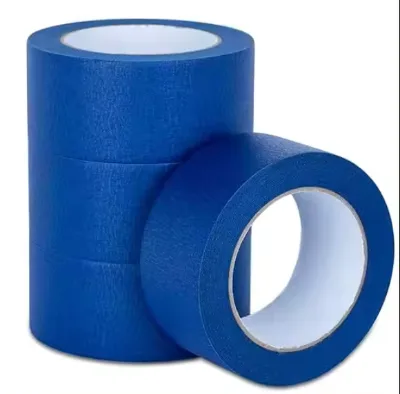 UV Resistance 14 Days No Glue Residue High Adhesive Crepe Paper Painter's Blue Automotive Masking Tape for Car Paint