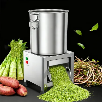 Feed Shredder Machine Fruit Vegetable Chopper Machine Potatoes Radish Pumpkin Cabbage Chili Crusher Vegetable Cutter Machine