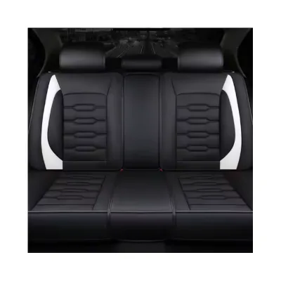 Car Seat Covers Full Set Waterproof Leather Fit for Honda Civic Nissan Versa Altima Toyota RAV4 Camry Highlander Accent Elantra