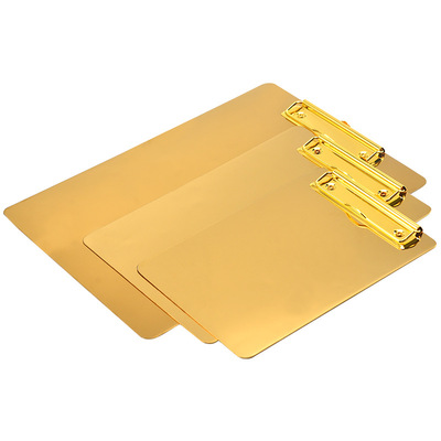 China Supplier Customizable Logo & Color Plastic Acrylic Clipboard with Full Color Printing and Metal Clip