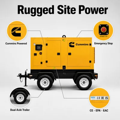 US Brand Cummins Weichai FAW Yuchai Shangchai Steyr Kofo Aoling Ricardo 100kw 150kva 200kva Super Silent Diesel Generator