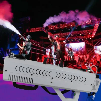 Outdoor Use Fog Machine Gun Windproof CO2 Jet Cannon Handheld for Beach Party
