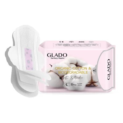 Ultra-Thin Sanitary Pads Instant Absorption Additive-Free Soft Surface Feminine Care Hygiene to Keep Dry During Special Time