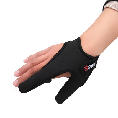 Fishing Glove Thumb Index Finger Protect Anti-Scratch Anti-Slip Safe Two Fingers Fishing Gloves