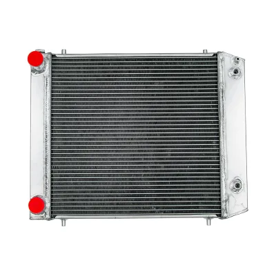 GTGMOTO Crossflow 3-Row Aluminum Radiator New 100% TIG Welded for 1994-1998 for Discovery Defender 300TDI 4.0L