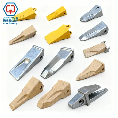 Guchuan Forged Excavator Bucket Teeth Replacement - High Strength OEM Teeth for Loader Backhoe Heavy Duty