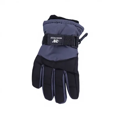 Ski Gloves Winter Outdoor Sports Cycling Thickened Non-Slip Waterproof Split Finger Mountain-climbing Warm Polyester