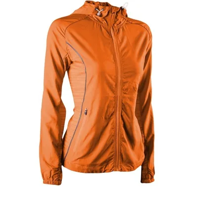 Brand Windbreaker Streetwear Custom Design Windbreaker Hoodie Orange Jacket
