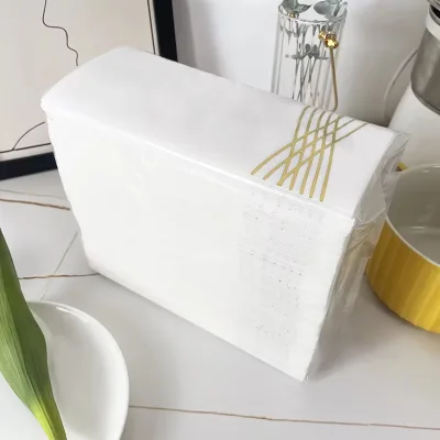 Disposable Absorbent Virgin Wood Pulp Paper Napkin for Party Wedding Airlaid Paper Napkin