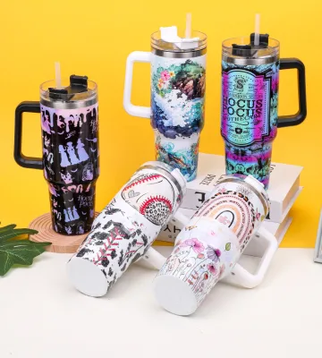 Hot Sale 40oz Stainless Steel Tumbler with Handle RTS-Premium Insulated Travel Cup
