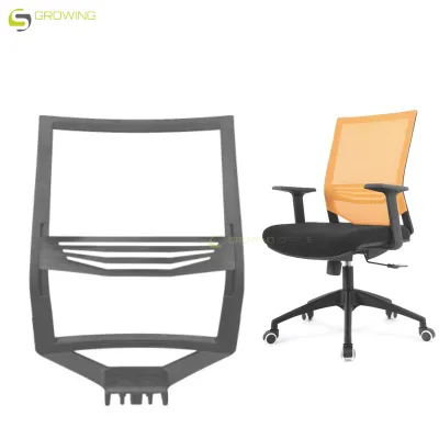 Foshan Manufacturer's Strong Plastic Office Chair Backrest Parts Swivel Chair Kits with Durable Back Frame