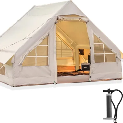 Best Outdoor Waterproof 4 Season Oxford Air Inflatable Camping Tents Family Party Large Glamping 5-8 Persons Event Tent for Sale